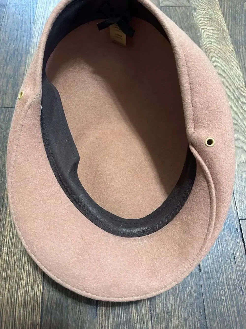 Vintage Wool Felt Structured Ivy Cap Newsboy Hat Made in U.S.A.